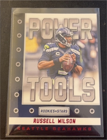 2016 Panini Rookies & Stars #8 Russell Wilson Power Tools — front