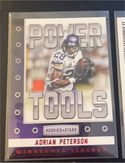 2016 Panini Rookies & Stars Power Tools #7 Adrian Peterson — front