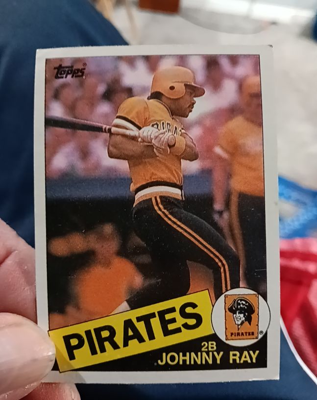 1985 Topps #96 Johnny Ray — front