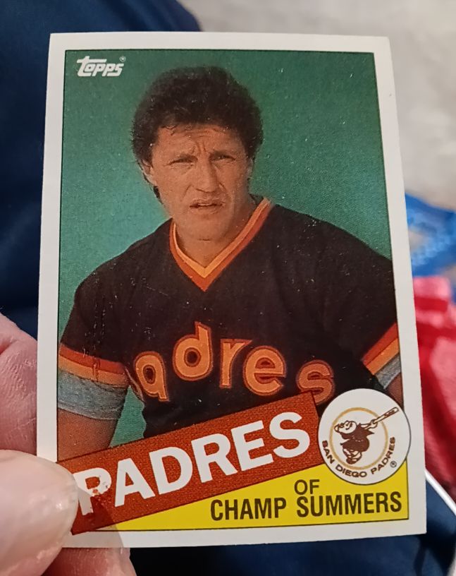 1985 Topps #208 Champ Summers — front