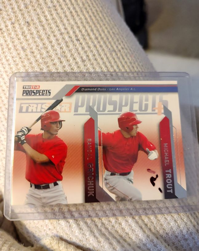 2009 TRISTAR Prospects Plus #81 Mike Trout / Randal Grichuk Diamond Duos — front