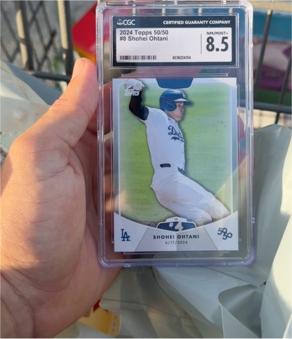 2024 Topps 50/50 #8 Shohei Ohtani — front