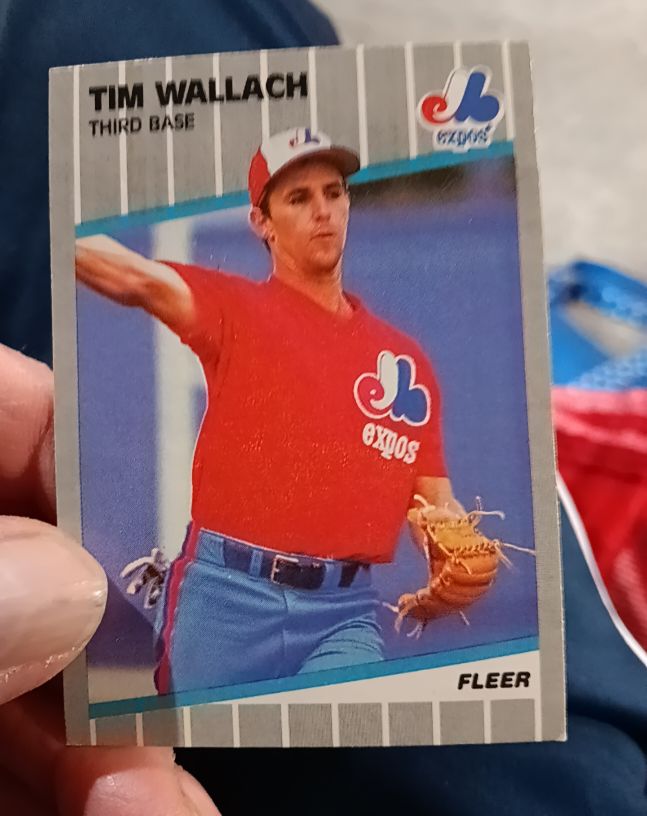1989 Fleer #395 Tim Wallach — front