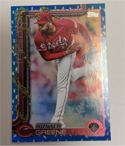 2025 Topps Holiday #H139 Hunter Greene — front