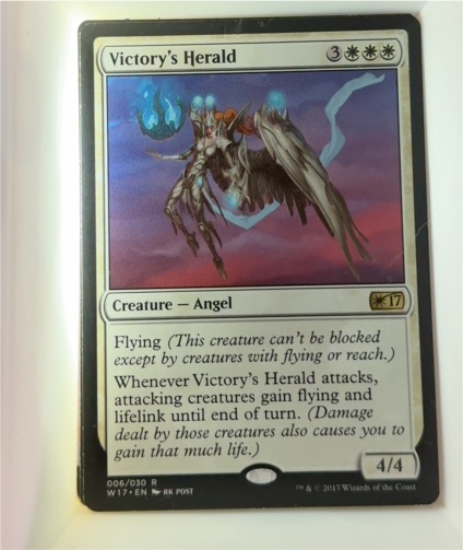 2017 Magic: The Gathering #006 Victory's Herald — front