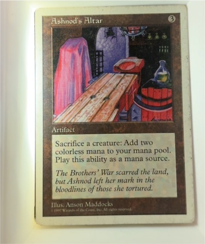 1997 Magic: The Gathering #3 Ashnod's Altar — front