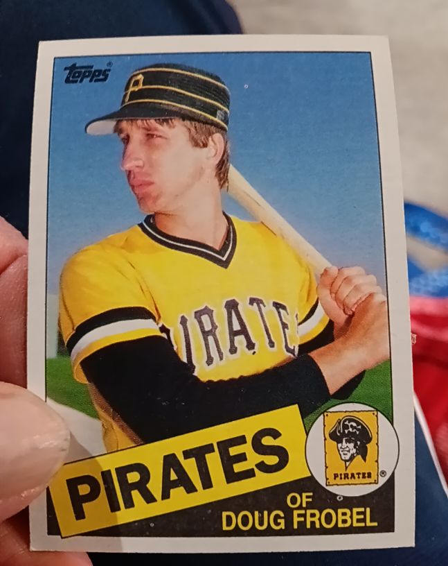 1985 Topps #587 Doug Frobel — front