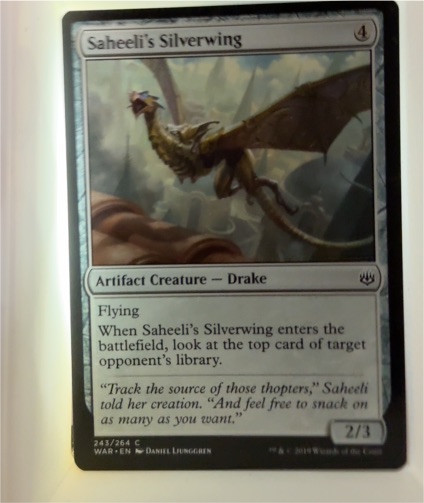 2019 Magic: The Gathering #243 Saheeli's Silverwing — front