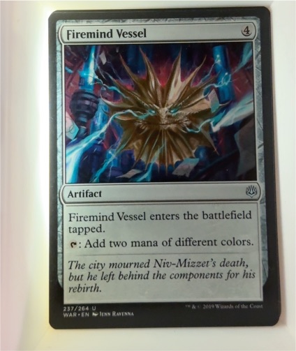 2019 Magic: The Gathering War of the Spark #237 Firemind Vessel — front