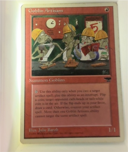 1995 Magic: The Gathering #48 Goblin Artisans — front