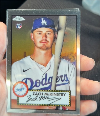 2021 Topps Chrome Platinum Anniversary #59 Zach McKinstry Rookie Card — front