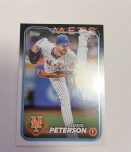 2024 Topps Update #US104 David Peterson — front
