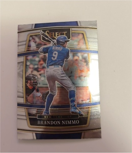 2022 Panini Select #100 Brandon Nimmo — front