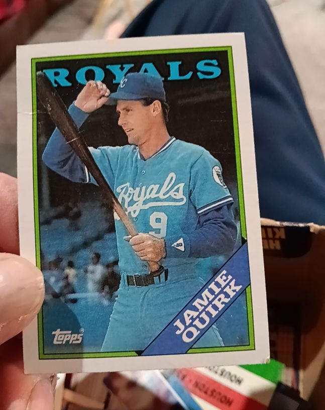 1988 Topps #477 Jamie Quirk Kansas City Royals — front