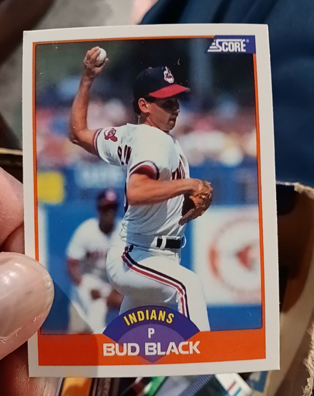 1989 Score #221 Bud Black — front