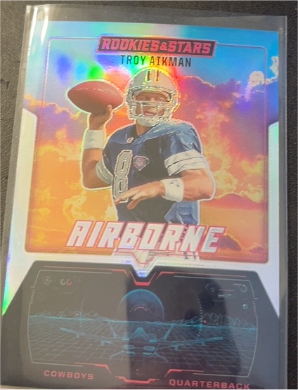 2025 Panini Rookies & Stars #11 Troy Aikman Airborne Silver — front