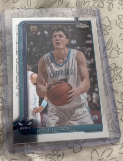 2025-26 Topps Chrome #254 Kon Knueppel — front