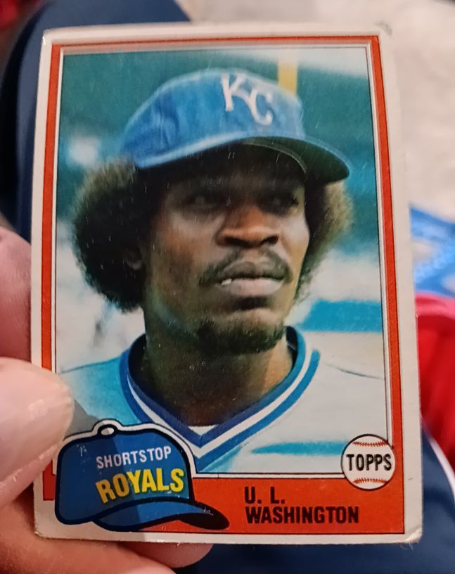1981 Topps #26 U.L. Washington — front