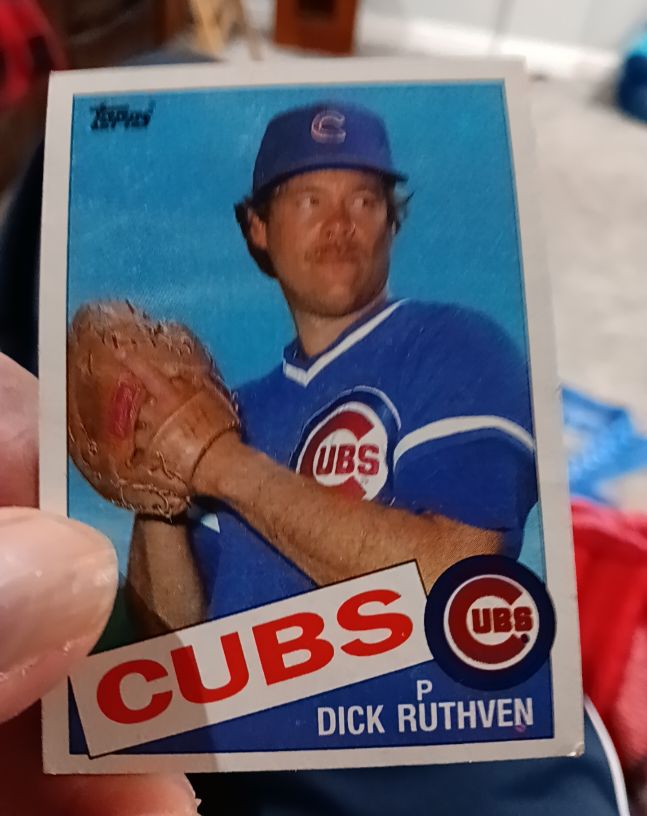 1985 Topps #563 Dick Ruthven — front