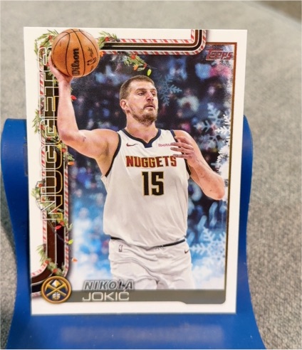 2025-26 Topps Holiday #H78 Nikola Jokic — front