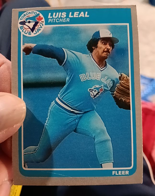 1985 Fleer #113 Luis Leal — front