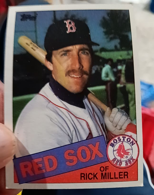 1985 Topps #502 Rick Miller — front