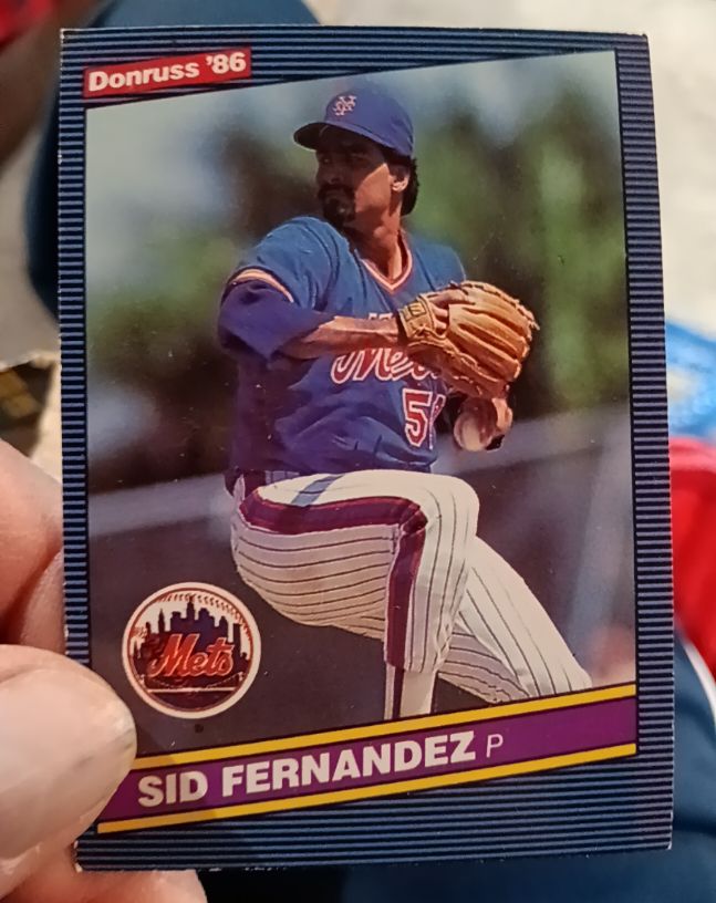 1986 Donruss #625 Sid Fernandez — front