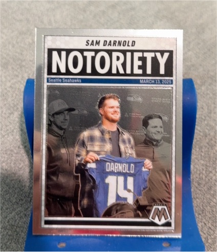 2025 Panini Mosaic #9 Sam Darnold — front
