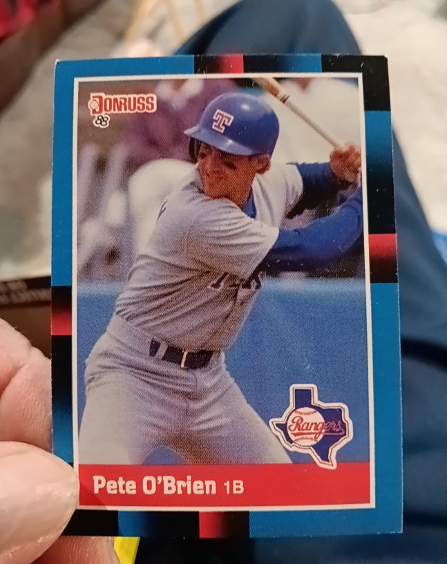 1988 Donruss #284 Pete O'Brien — front