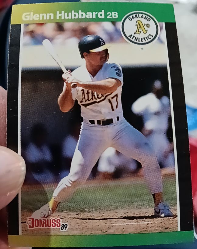 1989 Donruss #568 Glenn Hubbard — front