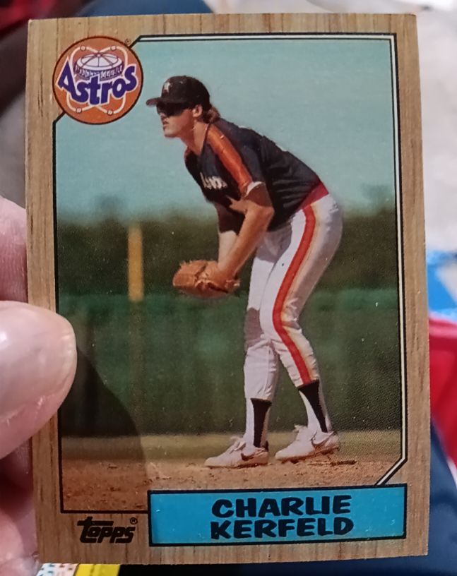 1987 Topps #145 Charlie Kerfeld Houston Astros — front