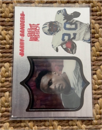 1998 Playoff Absolute SSD Silver #62 Barry Sanders HOF — front