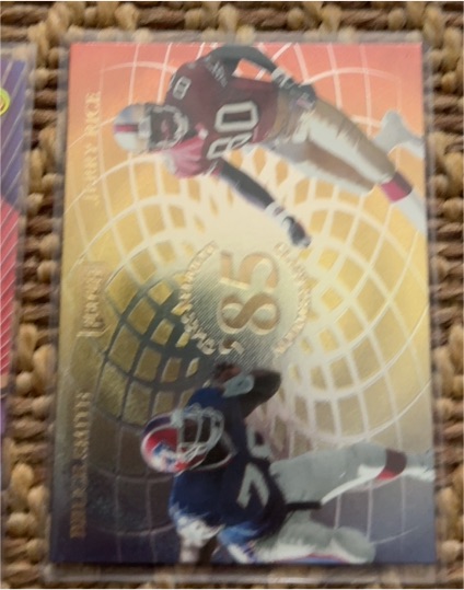 1998 Playoff Momentum Class Reunion #85 Jerry Rice Doug Flutie — front