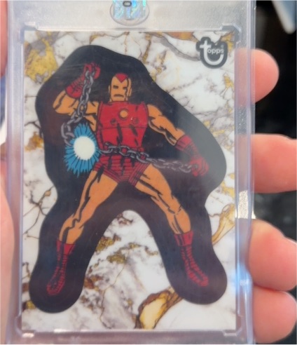 2025 Topps Comic Book Heroes 1975 Golden Anniversary #13 Iron Man — front