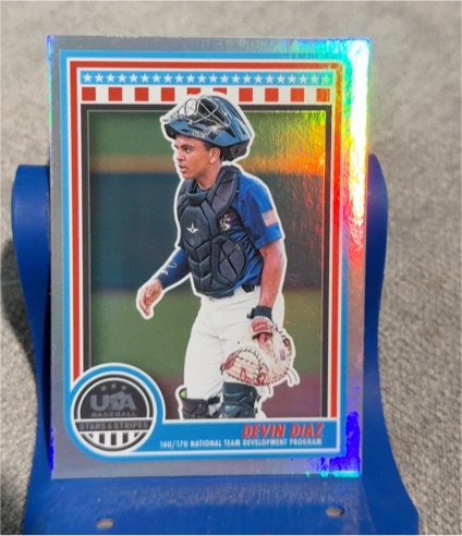 2025 Panini Stars and Stripes USA Baseball #111 Devin Diaz — front