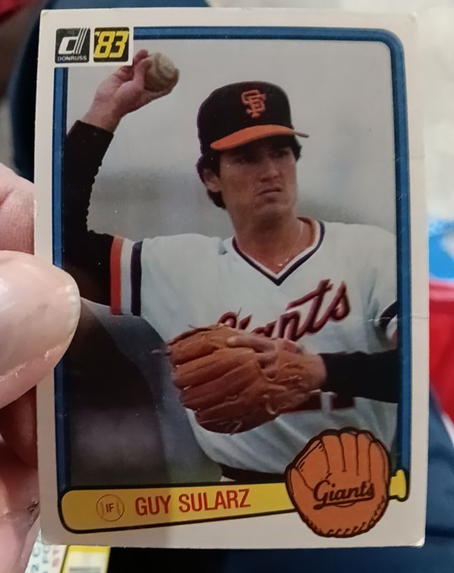 1983 Donruss #605 Guy Sularz — front