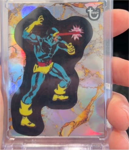2025 Topps Marvel Comic Book Heroes 1975 Golden Anniversary #32 Cyclops — front