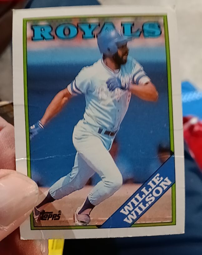 1988 Topps #452 Willie Wilson — front