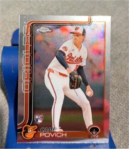 2025 Topps Chrome #140 Cade Povich — front