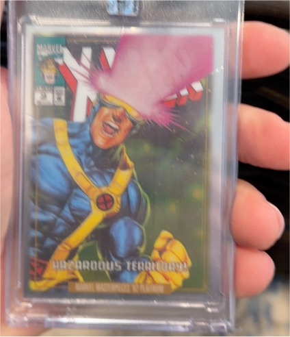 2024 Upper Deck Marvel Masterpieces '92 Platinum Variant Cover Cyclops #13-V — front