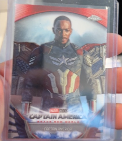 2025 Topps Chrome Marvel Studios #BNW-10 Sam Wilson Captain America Brave New World — front