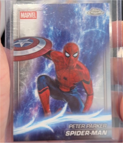 2025 Topps Chrome Marvel Studios #61 Peter Parker Spider-Man — front