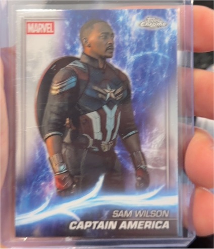 2025 Topps Chrome Marvel Studios #167 Sam Wilson Captain America — front
