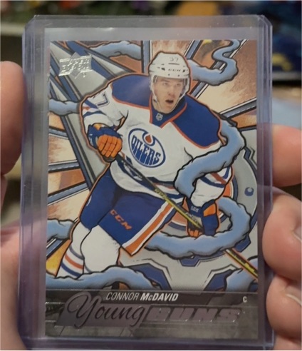 2024-25 Upper Deck Series 2 #201 Connor McDavid Young Guns Renewed — front