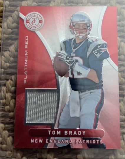 2012 Panini Totally Certified #1 Tom Brady — front