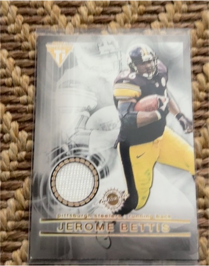2001 Pacific Private Stock Titanium #115 Jerome Bettis — front