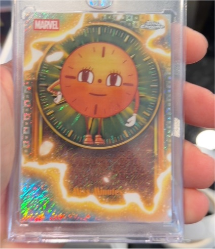 2025 Topps Chrome Marvel Studios Miss Minutes TVA Pruning SSP TVA-4 — front