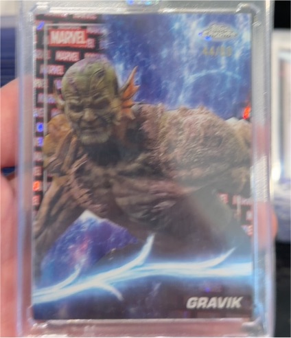 2025 Topps Chrome Marvel Studios #153 Gravik — front