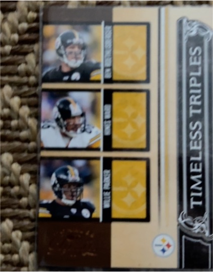 2007 Donruss Classics Timeless Triples #TT-5 Ben Roethlisberger Hines Ward Willie Parker — front