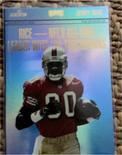 1998 Playoff Momentum Headliners #R2 Jerry Rice — front